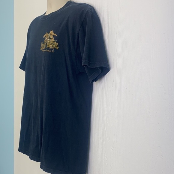 Jerzees - Vintage Daytona Beach Bike Week 2015 Black Skull Shirt Size Large - Picture 5 of 12